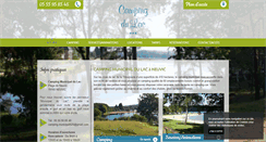 Desktop Screenshot of campingdulac-neuvic-correze.com